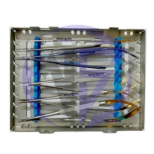 Oferta Especial: Caja de Esterilización de Acero para Instrumentos de Microcirugía Castroveijo de 5 Piezas, Certificación CE - Product Image 6