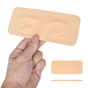 3D <b>Silicone</b> Eyebrow Practice Pad 7x16cm 6mm Skin Color Microblading PMU Training <b>Tool</b> - Product Image 2