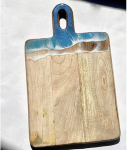 Planche à découper en résine et en bois, résistante et durable, pour une utilisation professionnelle et domestique - Product Image 4