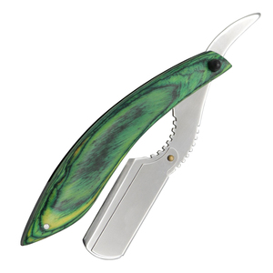 Professional Barber Use High Quality Straight <b>Razor</b> for <b>Men</b> Wood Handle Stainless Steel Blade Customized Packaging OEM - Product Image 6