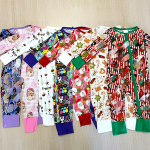 竹製ベビーパジャマ卸売ミステリーボックス子供用ソフト寝間着即納キッズ服 - Product Image 1