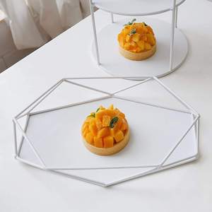 Soporte de Metal para Tartas, Soporte de Exhibición para Postres, para Bodas, Cupcakes, Pasteles, Frutas, Bandeja de Servicio para Té de la Tarde - Product Image 4