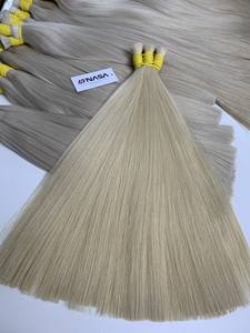 Prix de gros Extensions de cheveux en vrac Cheveux du donneur Double noyade 100 grammes Couleurs foncées 26 pouces - Product Image 5