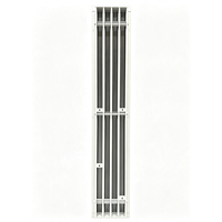 Diffuseur linéaire moderne en alliage d'aluminium réglable, grille de ventilation de plafond durable pour systèmes de ventilation CVC