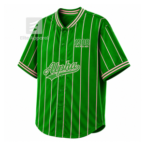 Custom Alpha Kapa Alpha sorority <b>T</b>-<b>shirt</b> short sleeve logo on front green and pink color striped <b>shirt</b> for female Greek apparel - Product Image 2