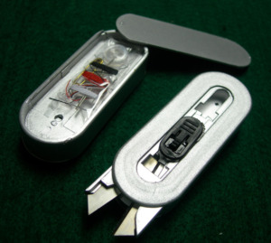 Kit de couture de voyage AA0102 | Couteau de couture couleur argent, outil portable pour le travail du cuir, lame de coupe utilitaire, design simple - Product Image 6