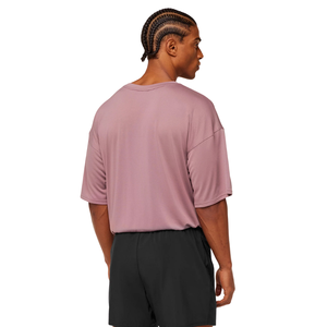 Camiseta Deportiva Extra Grande para Hombre, Transpirable, de Alto Rendimiento, Holgada, para Entrenamiento, Color Rosa Claro - Product Image 4