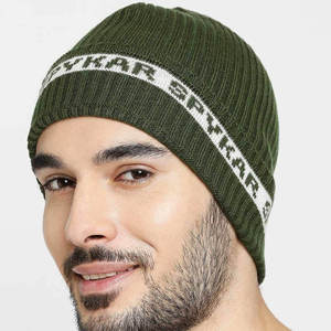 Gorro de Punto Suave y Cálido con Decoración de Diamantes de Imitación, Elegante Gorro de Invierno con Cristales Brillantes - Product Image 4