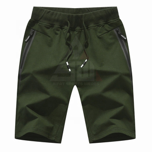 Shorts de plage décontractés pour hommes en toile écologique 100 % coton, séchage rapide, respirants, anti-plis, taille mi-haute élastique - Product Image 4