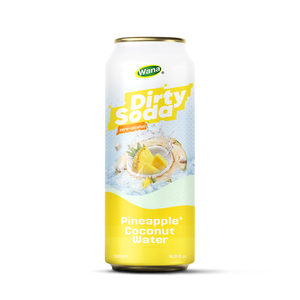2026 Top Selling Dirty Soda Pineapple Coconut Water Flavored 490ml 24 Pack <b>Canned</b> Sparkling <b>Coffee</b> Beverage Sacs OEM Private - Product Image 1