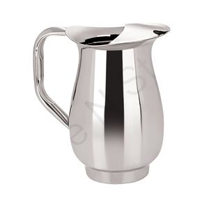 Jarra de agua de diamante de acero inoxidable, jarra clásica de una pared para beber agua - Product Image 1