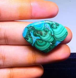 Wholesale Price Natural Chrysocolla <b>Malachite</b> Gemstone High Quality Oval Cut Jewelry Making Green MIX Size - Product Image 3