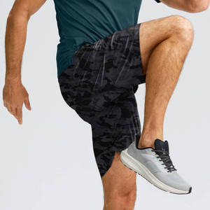 Shorts de sport décontractés pour hommes, été, haute qualité, séchage rapide, taille haute, respirants, tricotés, style fitness, personnalisables, grandes tailles - Product Image 4