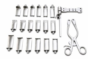 Juego de Instrumentos Quirúrgicos Manuales de Acero Inoxidable, 20 Piezas, Retractor Cervical – Sistema de Retracción Quirúrgica para Neurocirugía de Columna Vertebral - Product Image 3