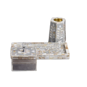 2025 ensemble de brûleurs Bakhoor incrustés de nacre fait à la main arabe Mubkhar pour le Ramadan festif, l'Aïd et le décor de cadeaux de mariage - Product Image 3