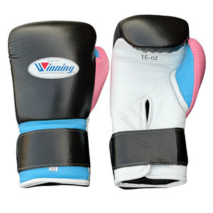Winning Boxing <b>Gloves</b> 16-Oz Leather Training <b>Gloves</b> Lace-Up Adjustable Wrist Strap Adult Boxing Gear - Product Image 5