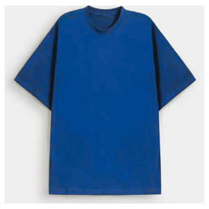 T-shirt homme à manches courtes, respirant, col rond, coupe ample, design uni, logo et impression personnalisés. - Product Image 5