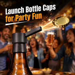 Lanceur de bouchons de bouteille, ouvre-bouteille de <span class=keywords><strong>bière</strong></span> <span class=keywords><strong>à</strong></span> catapulte, gadget de fête, outil de bar, plastique moderne écologique - Product Image 2