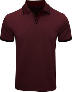 Polo décontracté à manches courtes pour homme 2026 – Idéal pour le golf, le sport et le fitness – Coupe ajustée avec col montant - Product Image 3