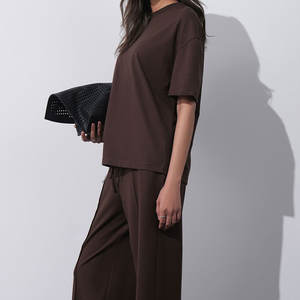 T-shirt pour femmes tendance de haute qualité, décontracté, à manches courtes, en coton/polyester, respirant, séchage rapide, personnalisable - Product Image 5