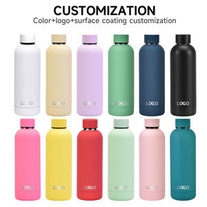 Meilleure vente <span class=keywords><strong>de</strong></span> bouteille cadeau OEM prix <span class=keywords><strong>de</strong></span> gros en acier inoxydable 304 fiole à vide isolée logo personnalisé <span class=keywords><strong>bouchon</strong></span> animal couvercle bouteille d'eau - Product Image 2