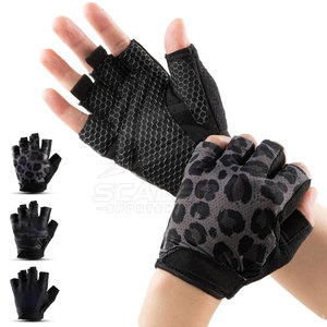 Professional Half Finger Neoprene Gym <b>Gloves</b> for Fitness Workout Training Non-Slip Breathable Design for Strength & Conditioning - Product Image 2