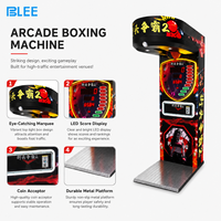 BLEE Machine de boxe commerciale à monnayeur, testeur de force de frappe, jeu d'arcade pour centre de divertissement et FEC