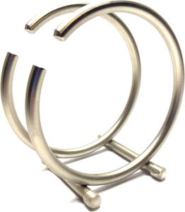 Porte-serviettes élégant et moderne en métal peint pour la décoration de table, organisateur élégant pour la salle à manger et la cuisine - Product Image 6