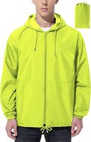 Veste coupe-vent fine à capuche 100 % polyester de haute qualité, personnalisable, imperméable, pour activités de plein air, randonnée, unisexe