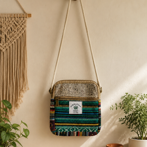 Premium Multi Color Jute <b>Bag</b> | Durable Cotton Handle Zipper Lock Direct Export Shopping <b>Bag</b> | OEM Quality India Wholesale Sale - Product Image 3