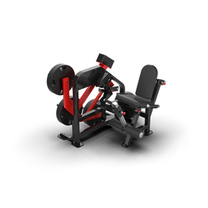 Máquina comercial ajustable para extensión de piernas con carga de placas para entrenamiento de cuádriceps - Product Image 1