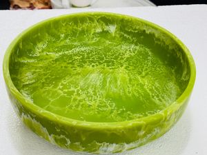 Salad Serving Resin Food Bowl <b>Table</b> Decorative <b>Epoxy</b> Resin salad Bowl High Standard Quality Piece Customize Packing logo - Product Image 2
