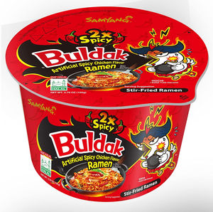 Nouilles instantanées authentiques Samyang Buldak, certifiées Halal, saveur poulet épicé, pour achat en gros - Product Image 1