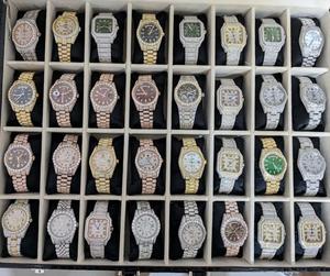 Hip Hop Iced Out VVS Noir Moissanite Diamant Montre En Acier Inoxydable Logo Personnalisé Montre Mécanique pour Hommes Noir Montre - Product Image 6