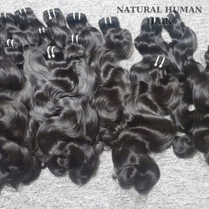 La mejor venta al por mayor competitiva Body Wave Bundles Raw Virgin Extensiones de cabello vietnamita Trama de cabello Remy Onda natural Jerry Curl Styles - Product Image 1