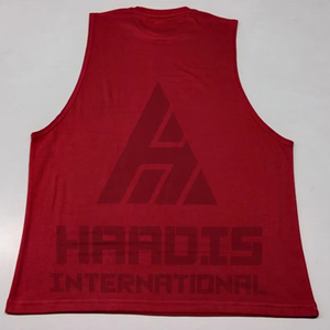 Vente en gros à prix avantageux, personnalisez votre propre logo, débardeur pour homme en coton et polyester, couleur unie, vêtements de sport pour homme - Product Image 2