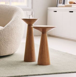 Table d'appoint en bois de qualité supérieure, meuble contemporain avec une belle finition en grain de bois pour les espaces intérieurs résidentiels - Product Image 5