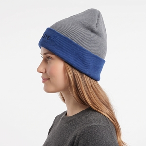Gorros de Punto Acrílicos Personalizados al por Mayor, Gorro de Invierno Unisex Cálido y Plegable - Product Image 2