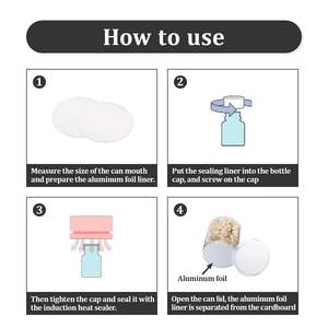 Feuille d'aluminium pour induction, excellent rapport qualité-prix, pelable et scellable, disponible en papier laminé, prête à l'exportation, fabriquée au Vietnam, pour cosmétiques - Product Image 4