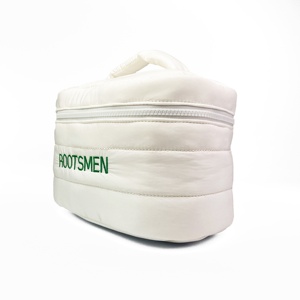 Logo personnalisable Sac cosmétique de poche léger et moelleux Sélection de matériaux élégants - Product Image 3