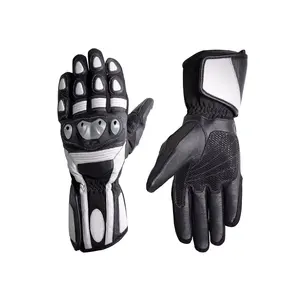 Antideslizante Protección completa para los dedos Guantes de carreras de motos resistentes al desgaste Guantes de carreras de motos MTB personalizados