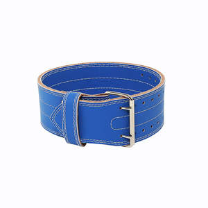 Ceinture de musculation en cuir personnalisée avec logo pour la musculation, la force athlétique et le powerlifting pour hommes - Product Image 2