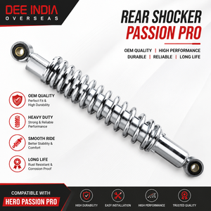 Amortiguador Trasero para Motocicleta Hero Passion Pro, Repuesto de Suspensión Trasera de Calidad OEM - Product Image 1