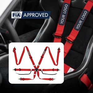 เข็มขัดนิรภัยสำหรับรถแข่ง TBRACING Sport Plus ได้รับการรับรองจาก FIA สำหรับ OEM ODM แบรนด์ตัวแทนจำหน่าย ขายส่ง หัวเข็มขัดอลูมิเนียมแบบ Cam Buckle - Product Image 3