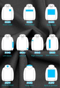 Sudadera Blanca Personalizada de Alta Calidad con Estampado en Relieve para Hombre, Sudadera con Capucha Extra Grande con Estampado Puff, Sudaderas con Capucha con Estampado en Relieve - Product Image 3