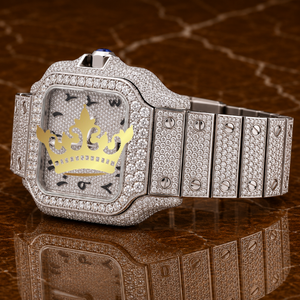 Waterproof Moissanite Watch for Men Luxury Iced Out Timepiece - Product Image 3