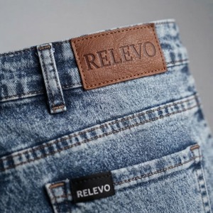 Custom Denim Pants Factory Wholesale Jeans <b>Men</b> Women Premium Quality Cotton Denim Casual <b>Trousers</b> <b>Baggy</b> Fit - Product Image 5