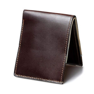 RAHRAJ ENTERPRISES Red Leather Bifold <b>Wallet</b> Men's Slim Card Holder Travel <b>Passport</b> Case Model Re-mw-031 500 Pieces 7 Days - Product Image 2