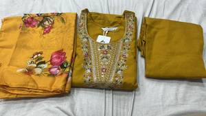 Heavy Viscos Faux Fur Fabric Digital Printed Beautiful Neck Design Fancy <b>Party</b> Ethnic Kurti Bottom Dupatta Set Reasonable Rate - Product Image 6