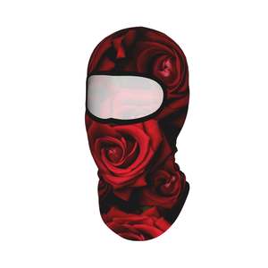 Splendid Apparel Pasamontañas unisex con estampado de rosas, máscara facial de cobertura total, transpirable, impermeable, de poliéster, para adultos - Product Image 2
